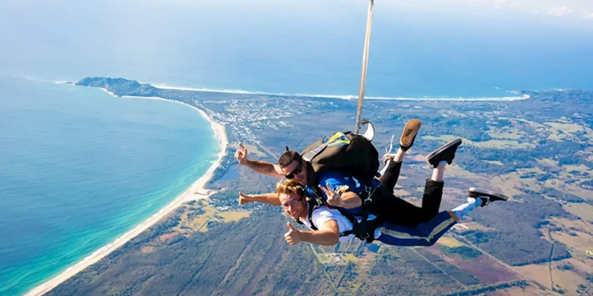 Dundee Adventure Travel | Byron Bay Tandem Skydive 15,000ft (With Byron Bay Transfer)