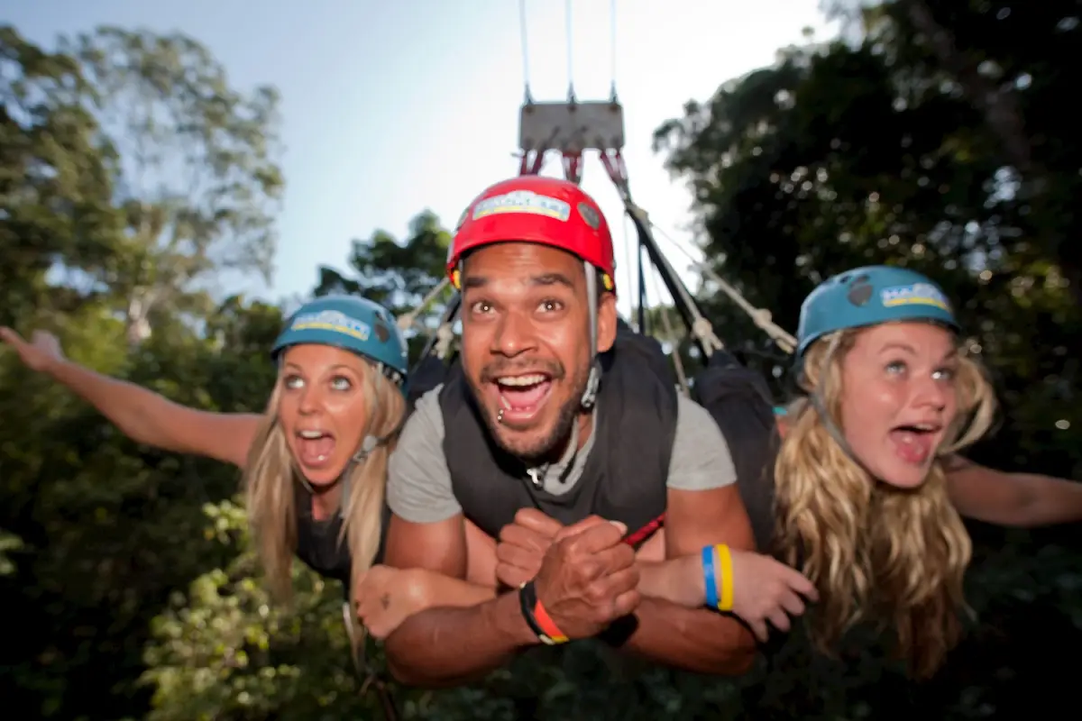 Experience the Giant Swing at Skypark Cairns