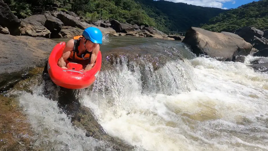 Dundee Adventure Travel | Cairns Waterfalls | Barron River Riverboarding Experience Experience the Barron River riverboarding in Cairns