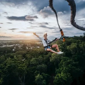 Experience a 50 metre bungy jump in cairns