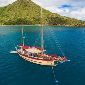 Sailing vessel in the Whitsunday Islands