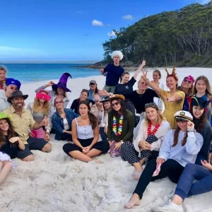 Jervis Bay dolphin cruise day tour from Sydney with beach visits and Hyams Beach stop