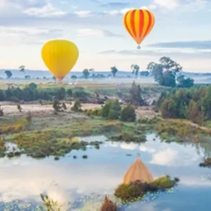 Dundee Adventure Travel | Gold Coast Classic Balloon Flight with Vineyard Breakfast + indoor skydiving CREATOR: gd-jpeg v1.0 (using IJG JPEG v80), quality = 100