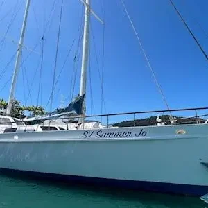 Summer Jo mega yacht sailing in the Whitsundays