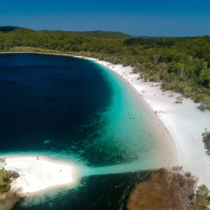 Lake Birrabeen K’gari 2 day tour swimming spot