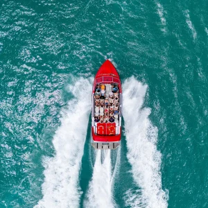 Airlie Beach Jet Boat Ride top view