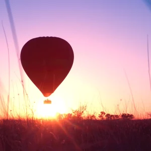 hot air balloon launch Alice Springs early morning