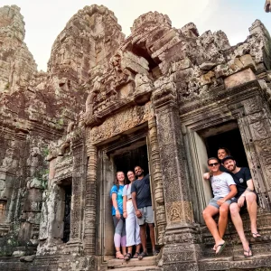 Visit Angkor Wat temple in Siem Reap Cambodia
