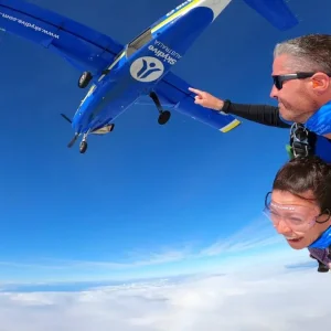Experience Byron Bay skydive with transfer from Gold Coast