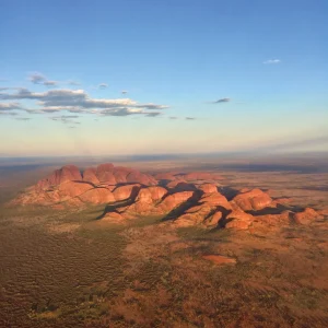 Kata Tjuta domes from helicopter view