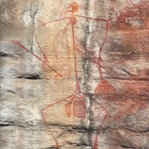 Ancient Aboriginal rock art Ubirr Kakadu