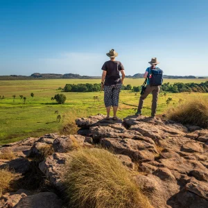 group camping tour travellers outback Northern Territory