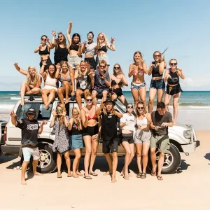 Dundee Adventure Travel | Dundee Adventure | 14-Day Premium East Coast Express dropbear-kgari-adventures-fraser-island-tour-4x4-hostel-style-east-coast-australia-noosa-rainbow-beach-rtw-backpackers