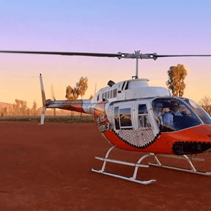 uluru rock blast helicopter flight experience