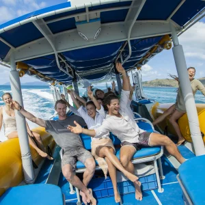 Ocean Rafting speed boat cruising Whitsunday Islands