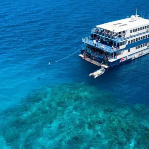 OceanQuest liveaboard boat on the Great Barrier Reef
