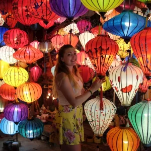 Vietnam Intro 12 days adventure - lantern in Hoi An at night