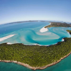 Aerial view during the scenic flight tour