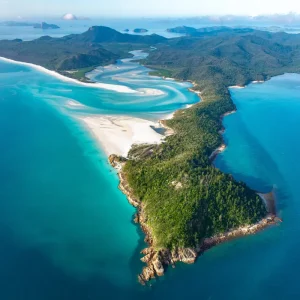 Dundee Adventure Travel | HeliReef Whitsunday | 20 Minute Thrill Helicopter Flight Whitsunday whitsundays-scenic-flight--hill-inlet-1